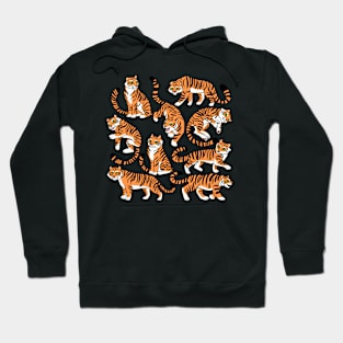 Cute tigers illustration Hoodie